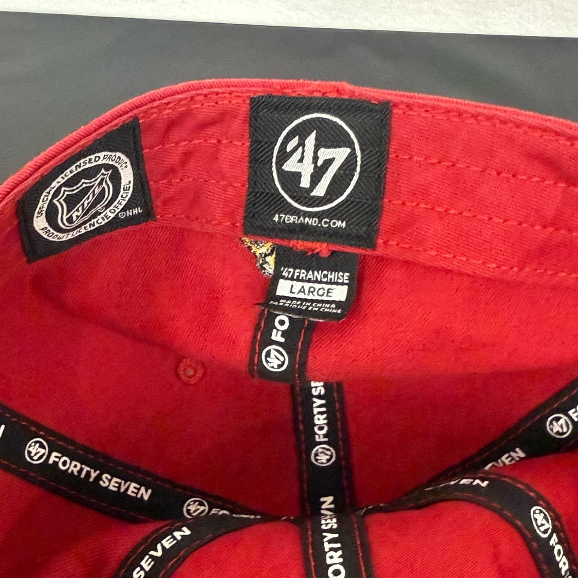 47브랜드 시카고 블랙호크스 볼캡 M-L 상품이미지6