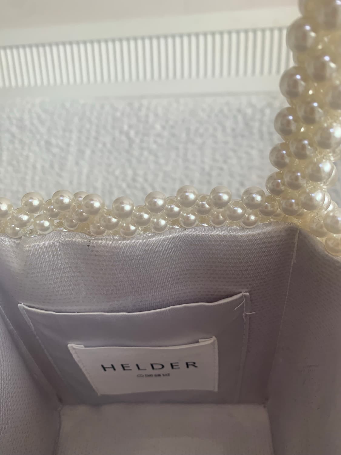 헬더 핸드메이드 진주가방 상품이미지4