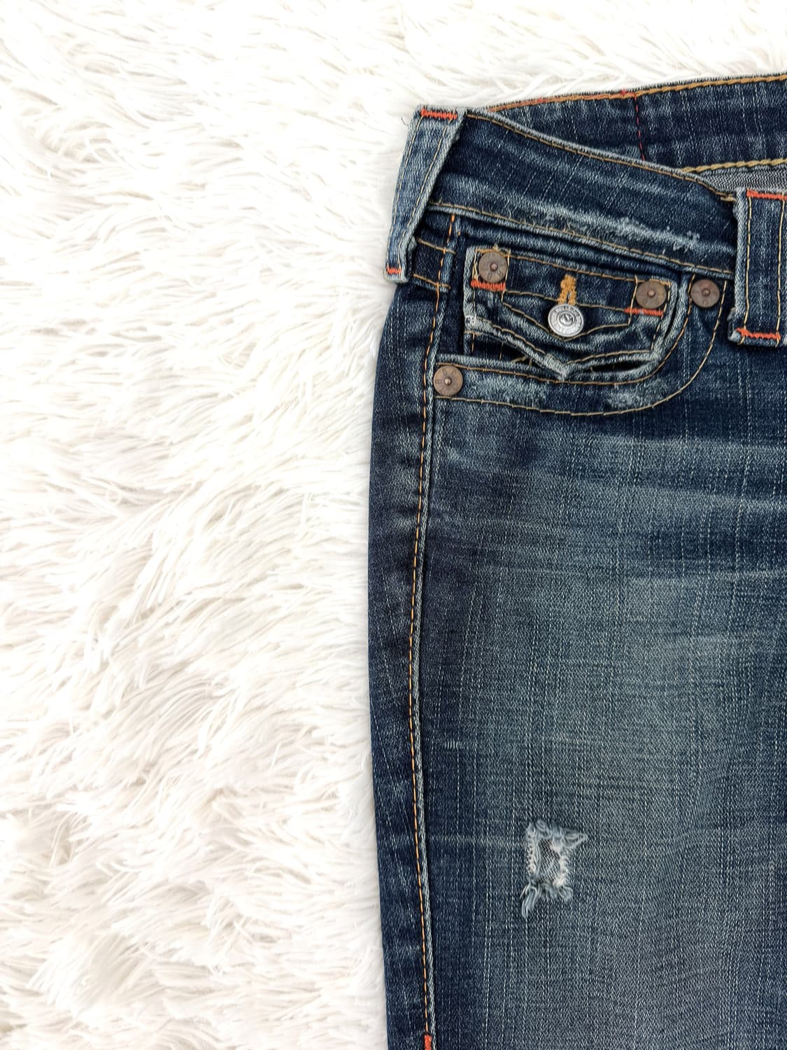 트루릴리전 로우라이즈 부츠컷 팬츠 상품이미지5