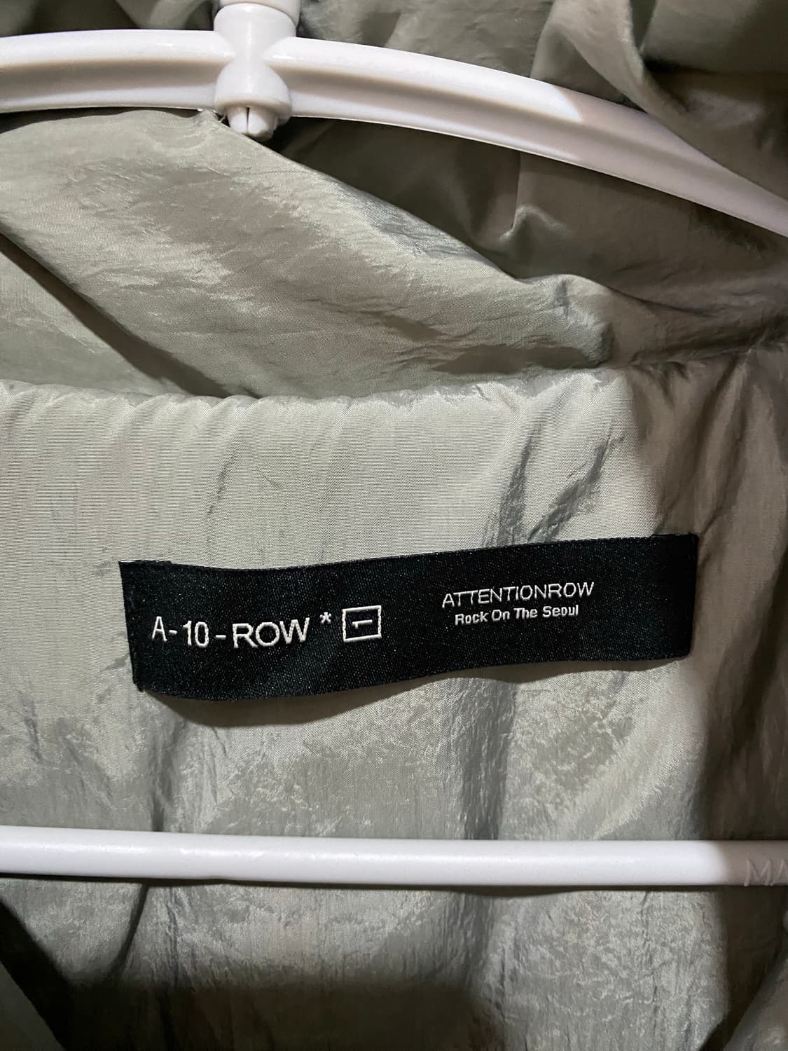 어텐션로우 오리털 패딩 상품이미지2