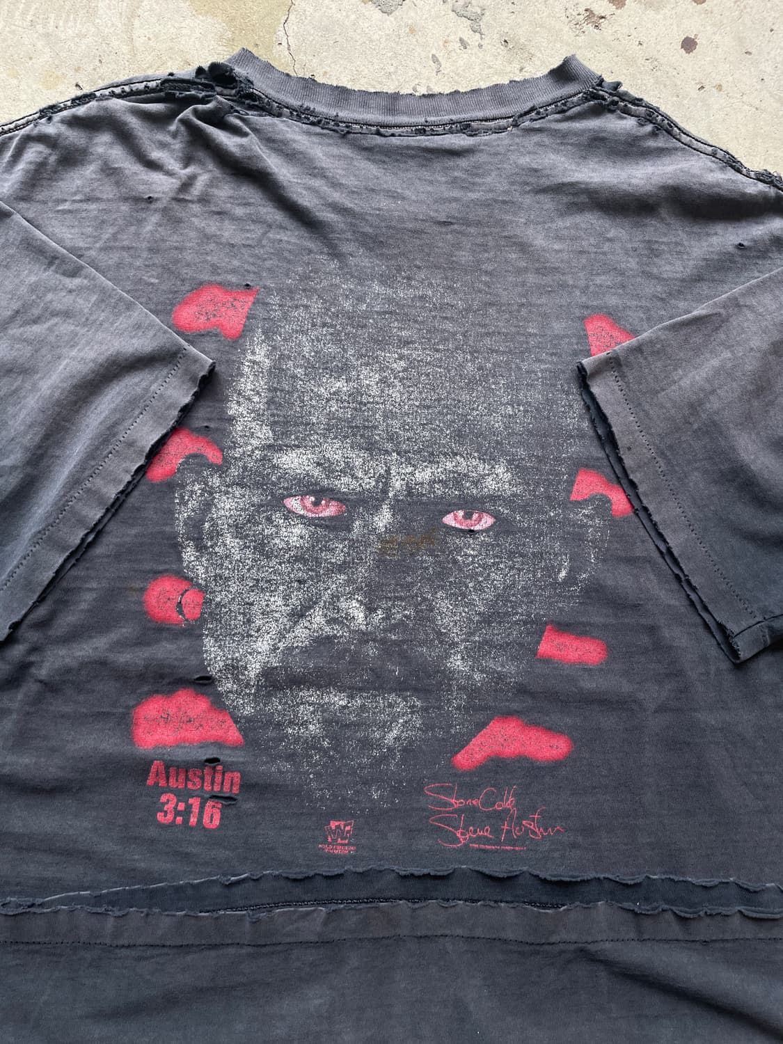 90s Stone Cold Thrashed Vintage T-shirt 상품이미지8