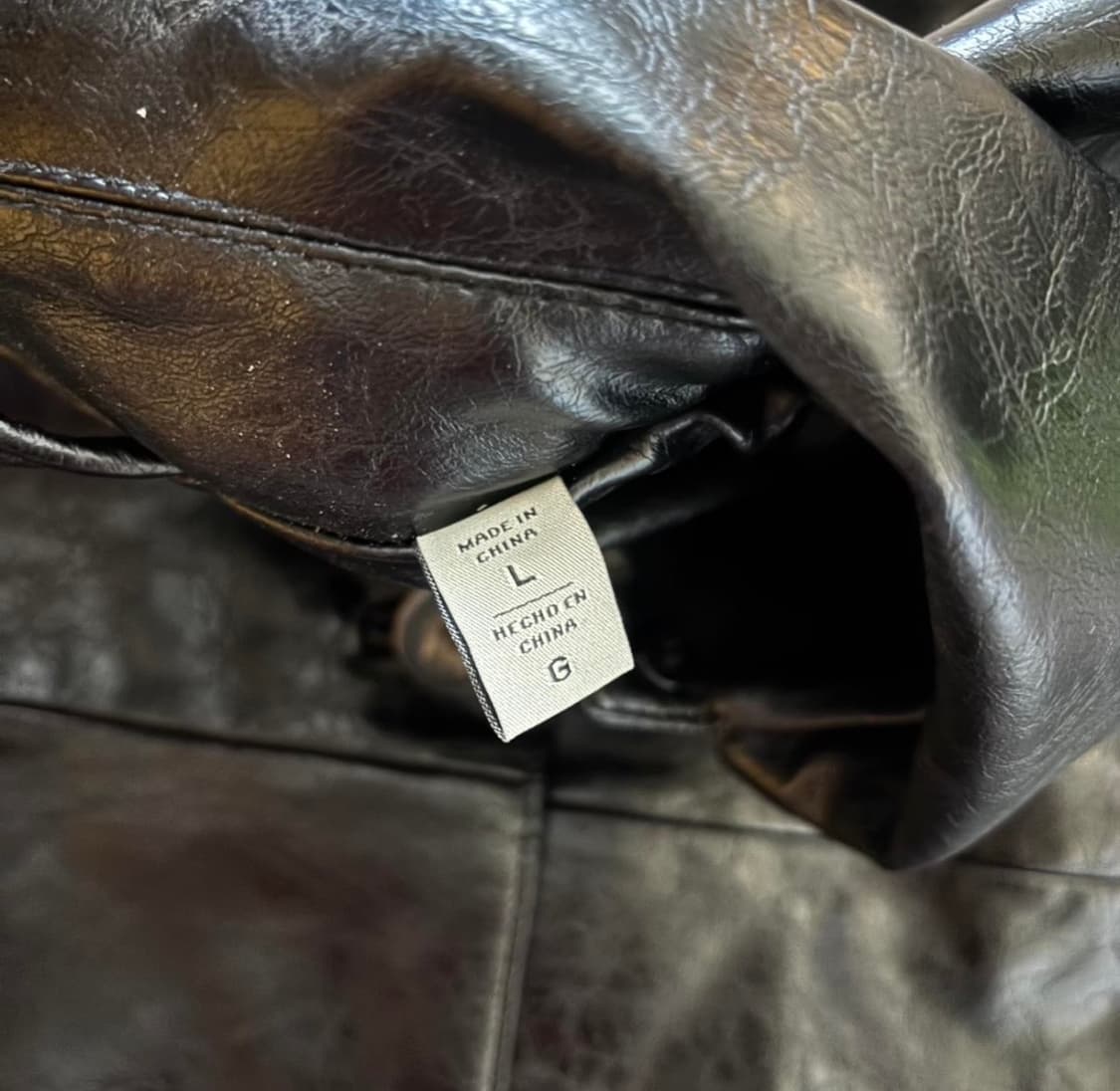 리바이스 레더 카코트 black L 상품이미지6