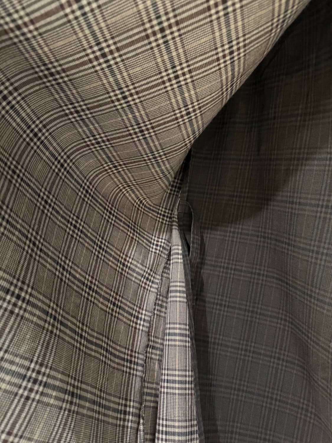 check pattern back pocket wrap skirt 상품이미지7