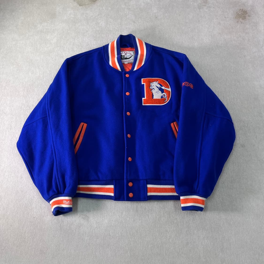 100 NFL 90s 덴버 브롱코스 울 바시티 자켓 상품이미지1
