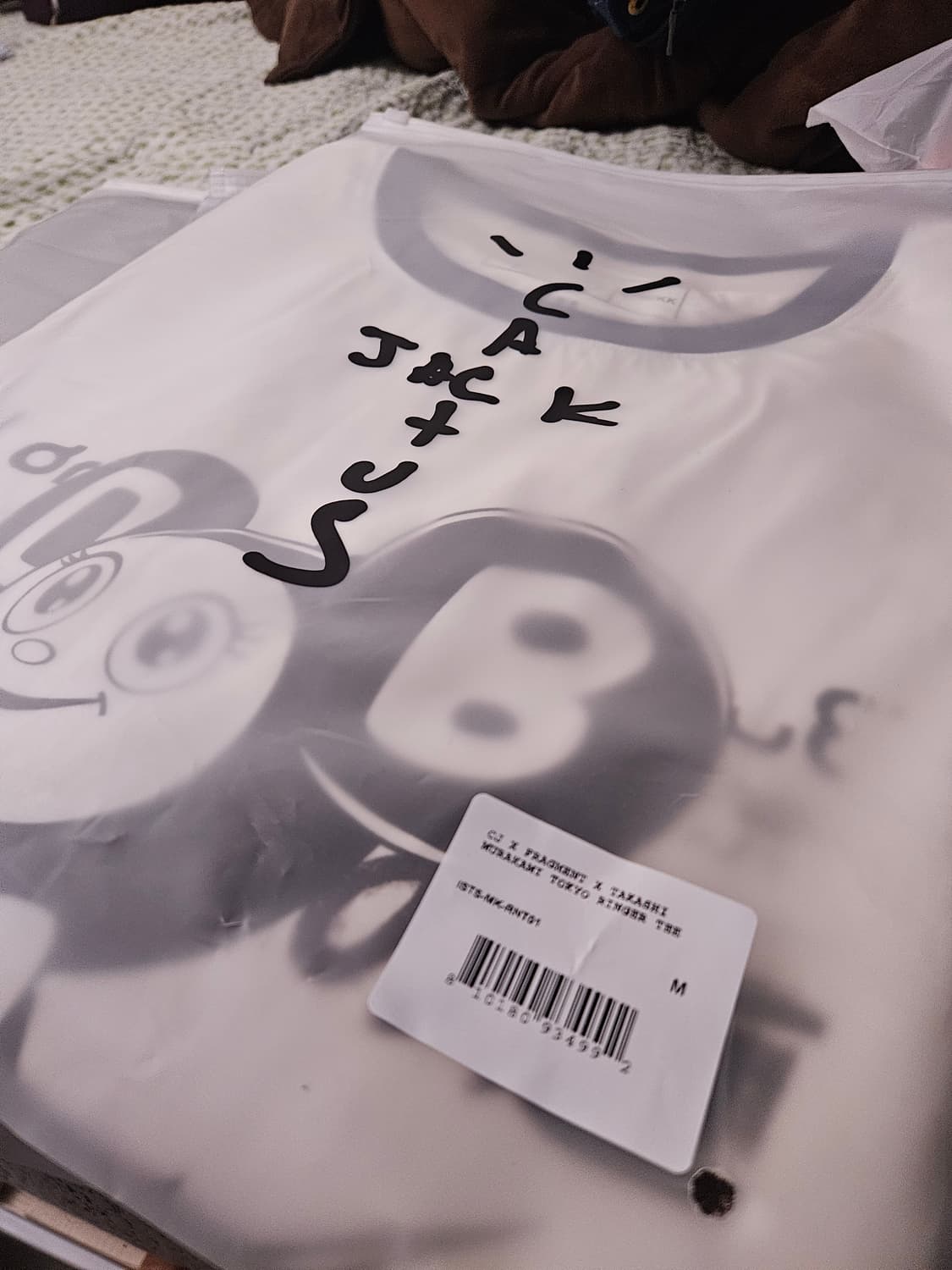 트래비스 스캇 캑터스 잭 프라그먼트 무라카미 타카시 반팔 티셔츠 상품이미지2