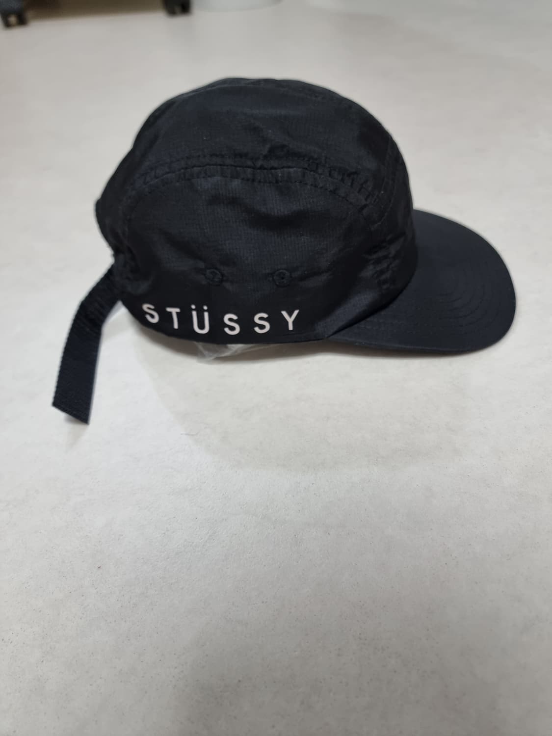 스투시 블랙 캠프캡 상품이미지1