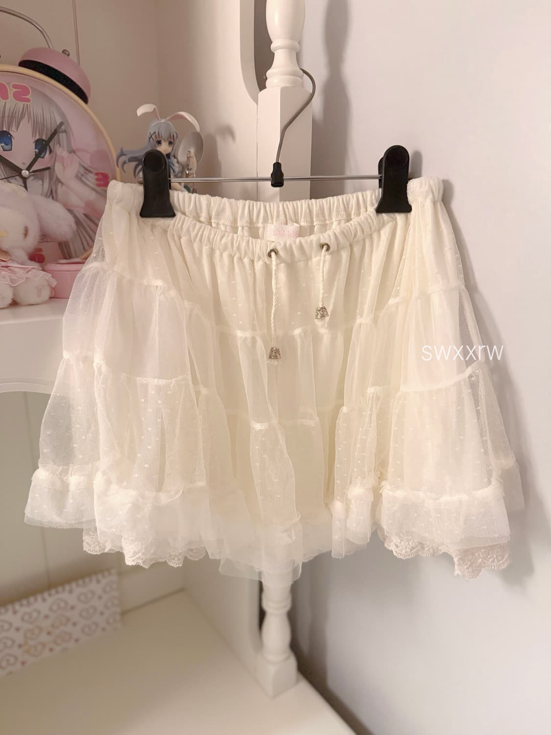 리즈리사 라떼갸루 크림도트 스커트 히메카지 핀터깔 y2k 빈티지 달천모리 상품이미지1