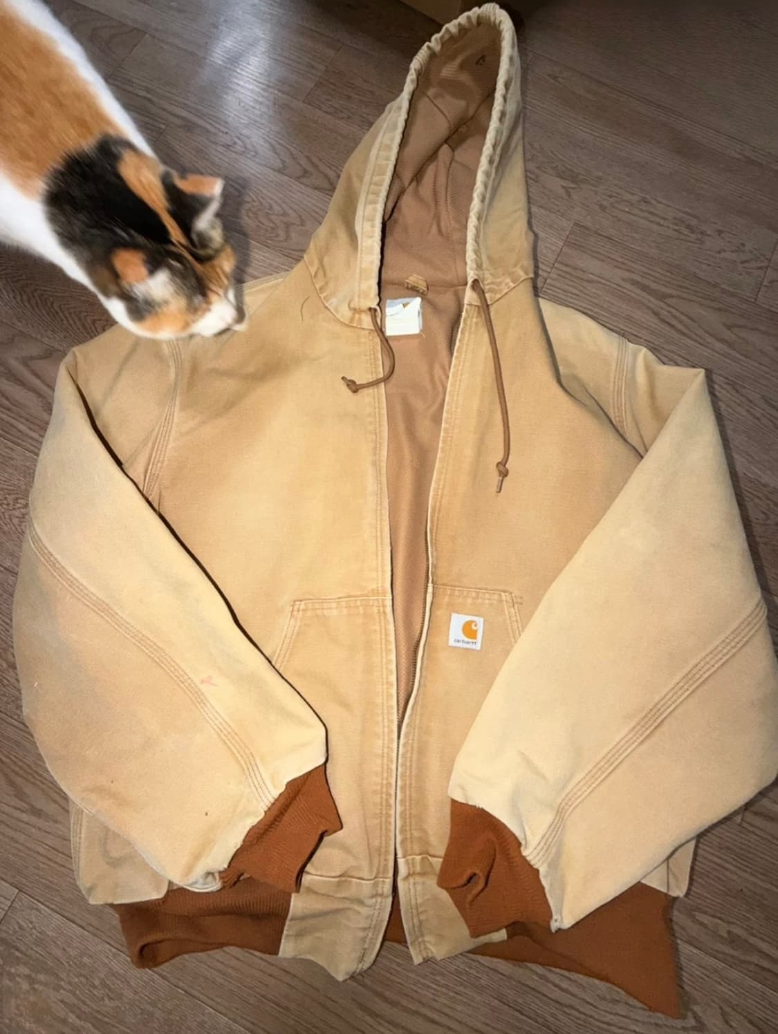 칼하트 브라운 액티브자켓 j131 08년도생산 상품이미지1