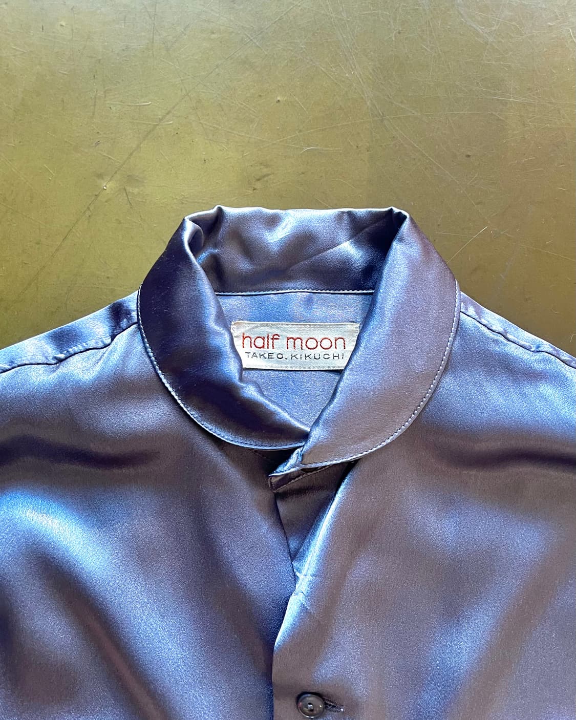 90s Half Moon by T.K Vintage Silk Shirt 상품이미지4