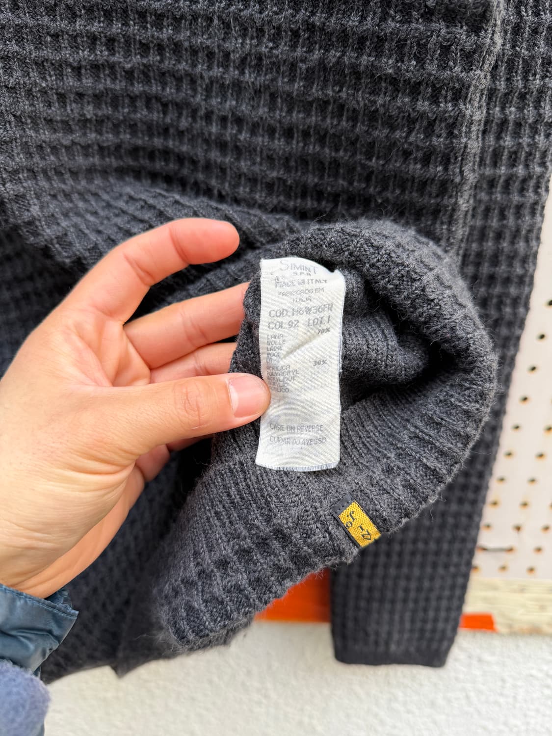 2000s ARMANI JEANS US NAVY 아르마니 밀리터리 스웨터 상품이미지4