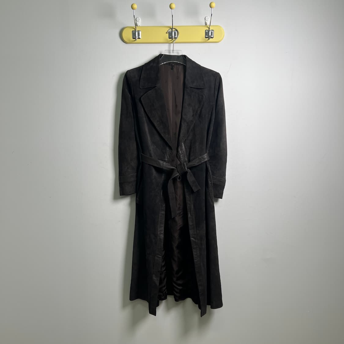 VTG 빈티지 스웨이드 로브 롱코트 상품이미지1