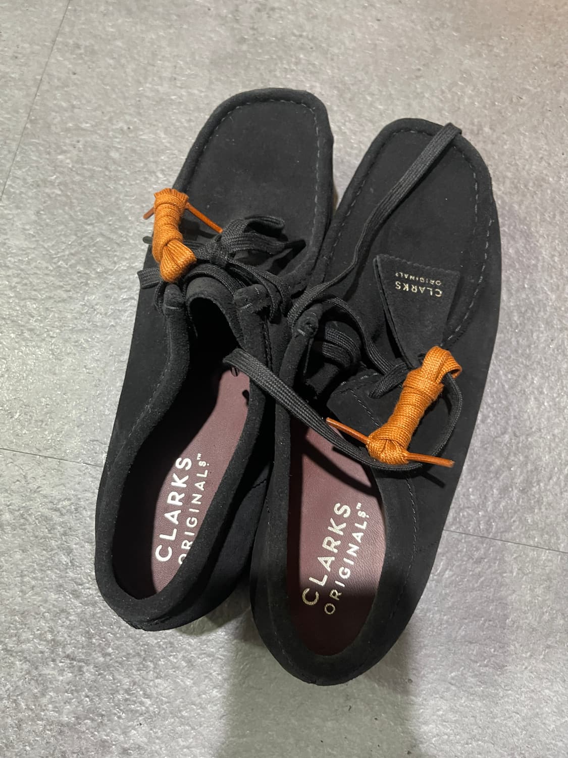 클락스 왈라비 블랙 스웨이드 상품이미지4