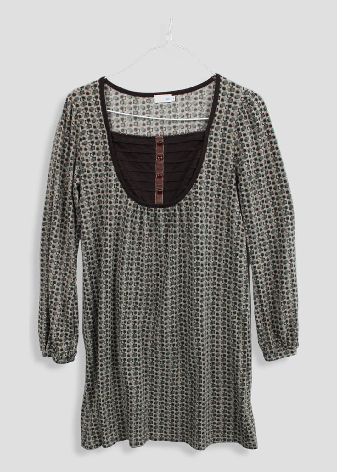 빈티지 버튼 원피스 상품이미지1