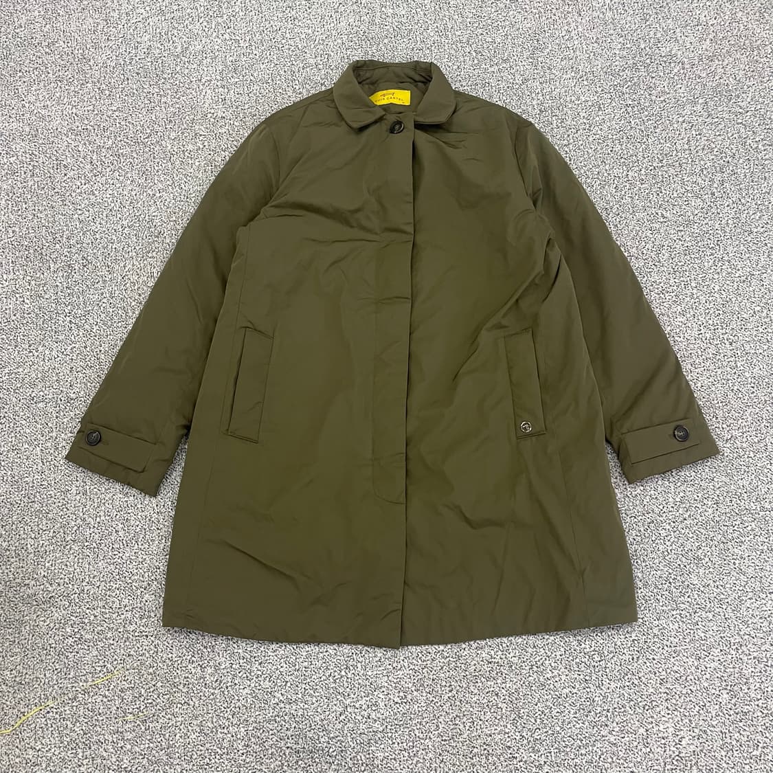 [95] 루이까스텔 올리브 그린컬러 코트 0102HS1 상품이미지1