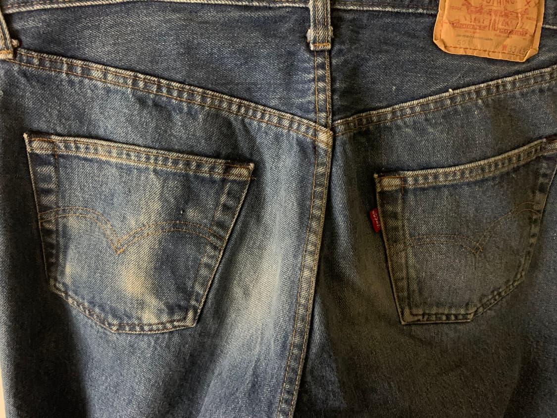 70s vtg levis 501 빈티지 리바이스 501 데님 33X32 상품이미지4