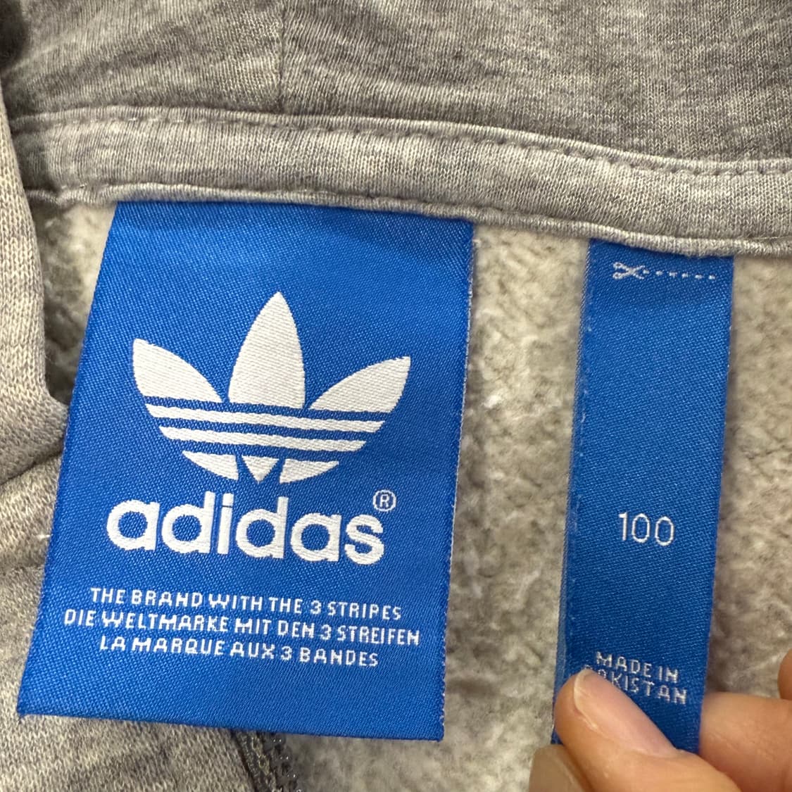 아디다스 오리지널 파이어버드 올 그레이 후드집업 상품이미지6