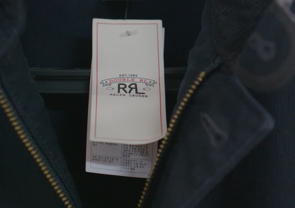 rrl 덱자켓 네이비 L 상품이미지4