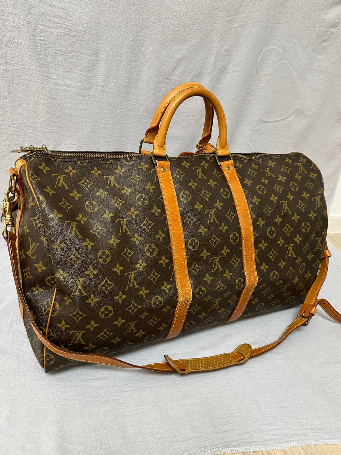루이비통 모노그램 여행용 보스턴백 키폴 55 반둘리에 상품이미지4