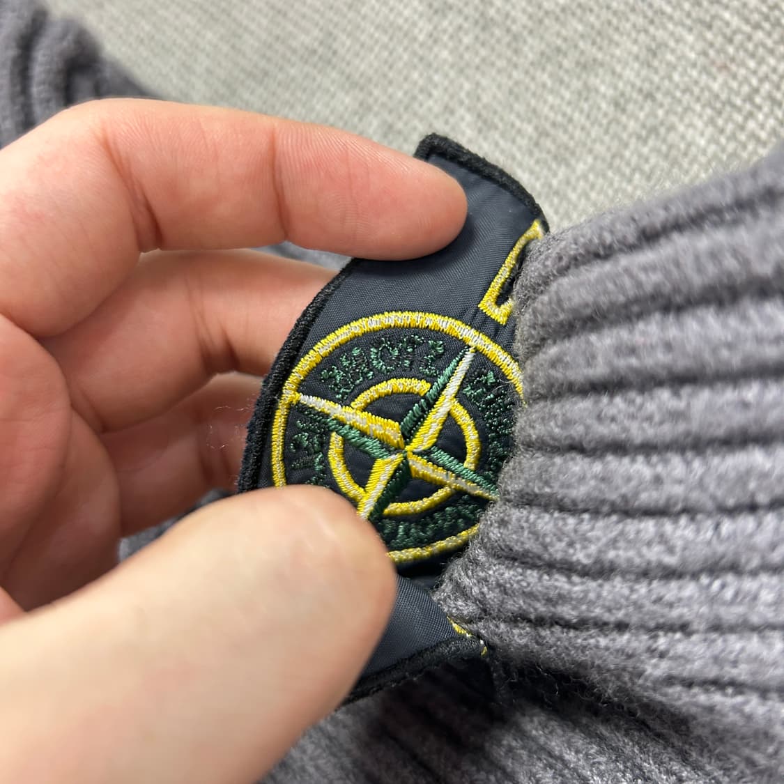 스톤아일랜드 골지 니트집업 가디건(M) 상품이미지5