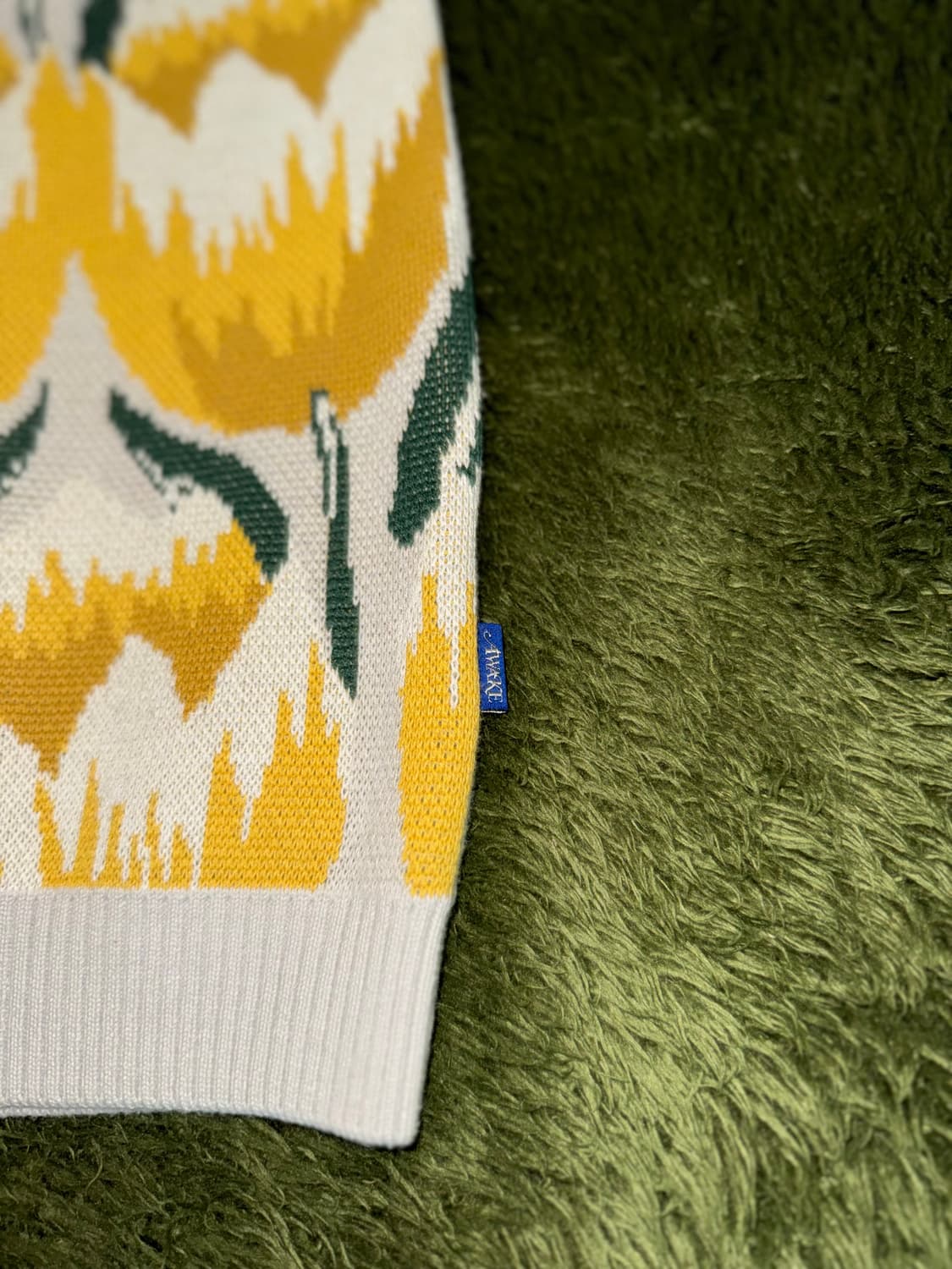 [L] Awake NY 어웨이크 뉴욕 21ss 튤립 니트 베스트 베이지 상품이미지5