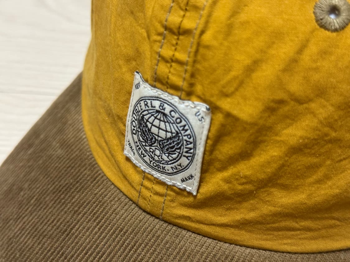 RRL 코듀로이빌 오일클로스 볼캡 상품이미지2