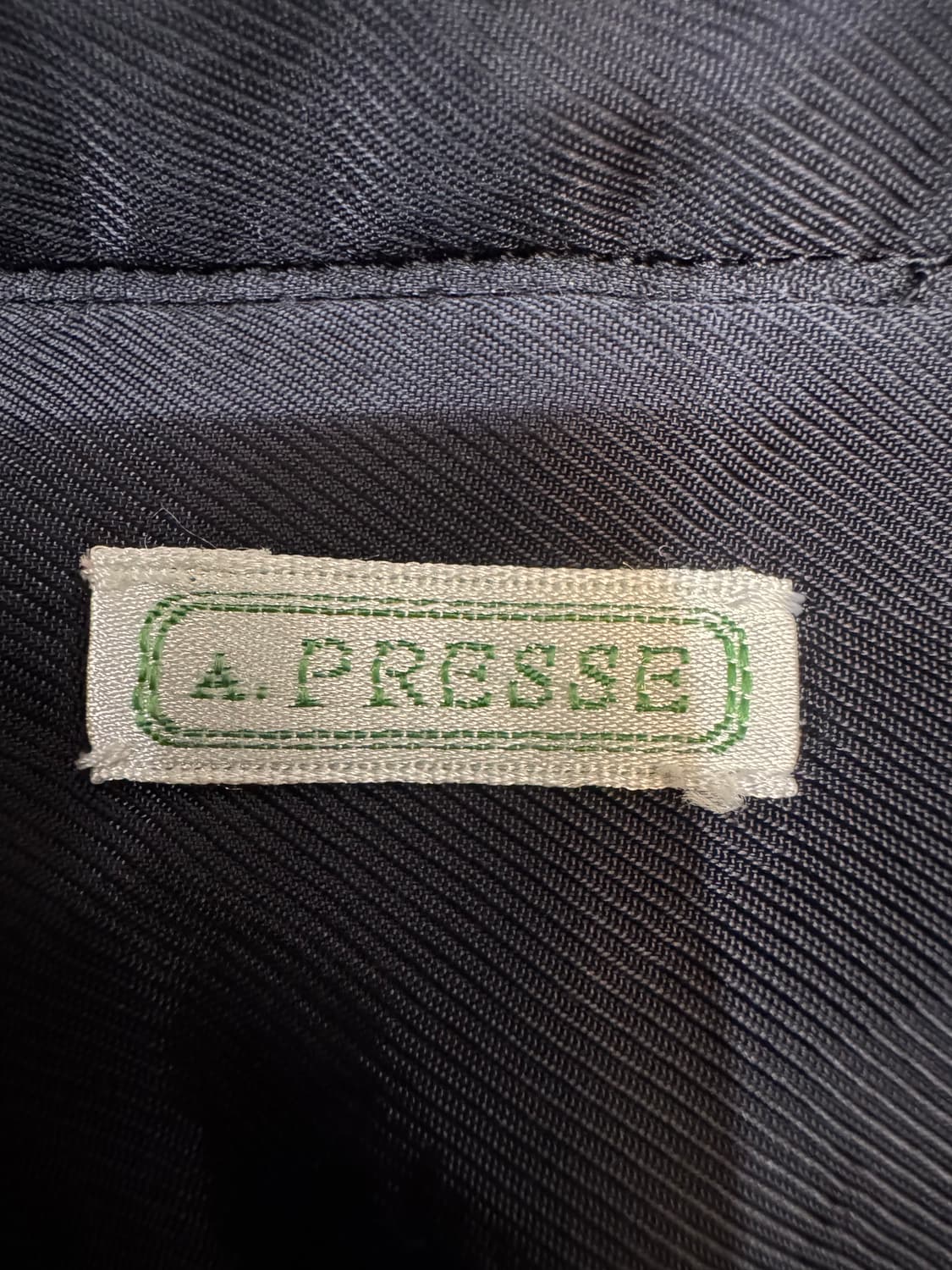 [2] 아프래세 CPO 셔츠 네이비 상품이미지4