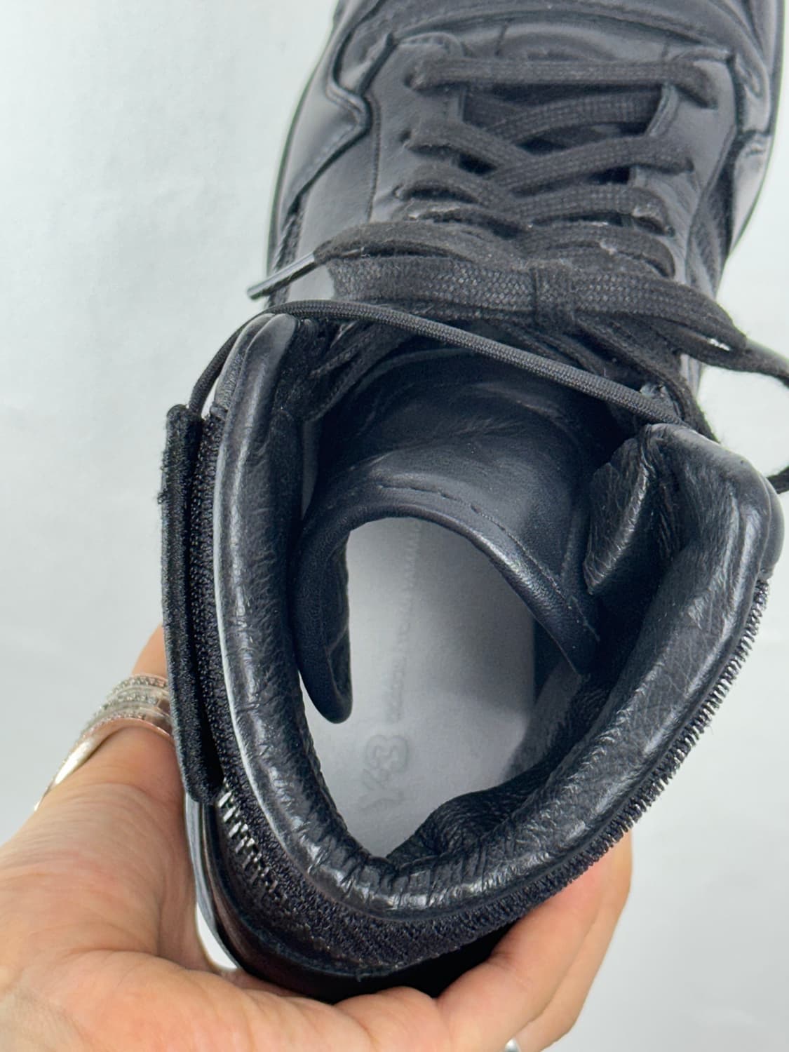Y-3 Adidas Forum High Triple Black High  상품이미지9