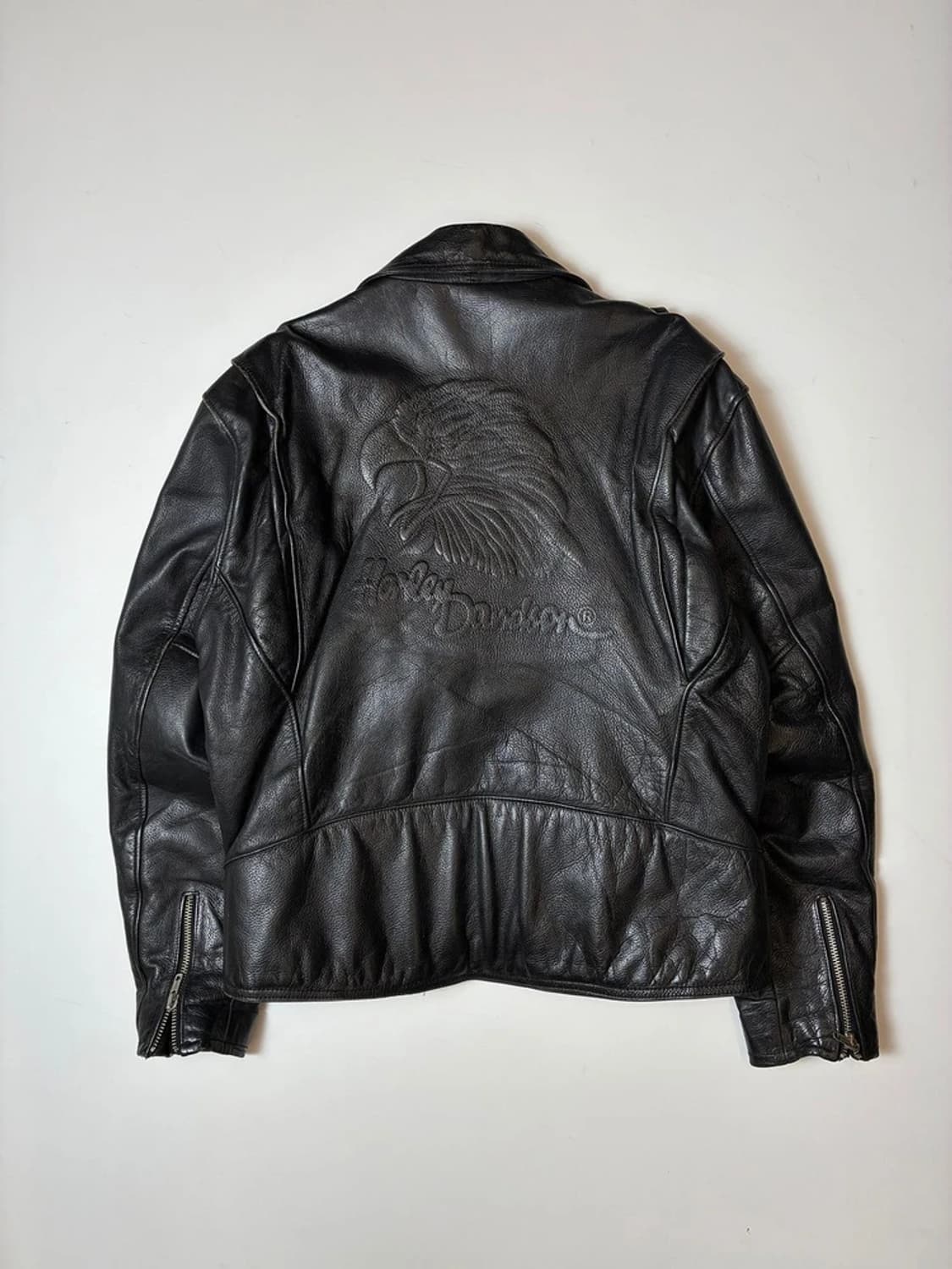 할리데이비슨 이글 엠보싱 로고 소가죽 자켓 PN9338 상품이미지6