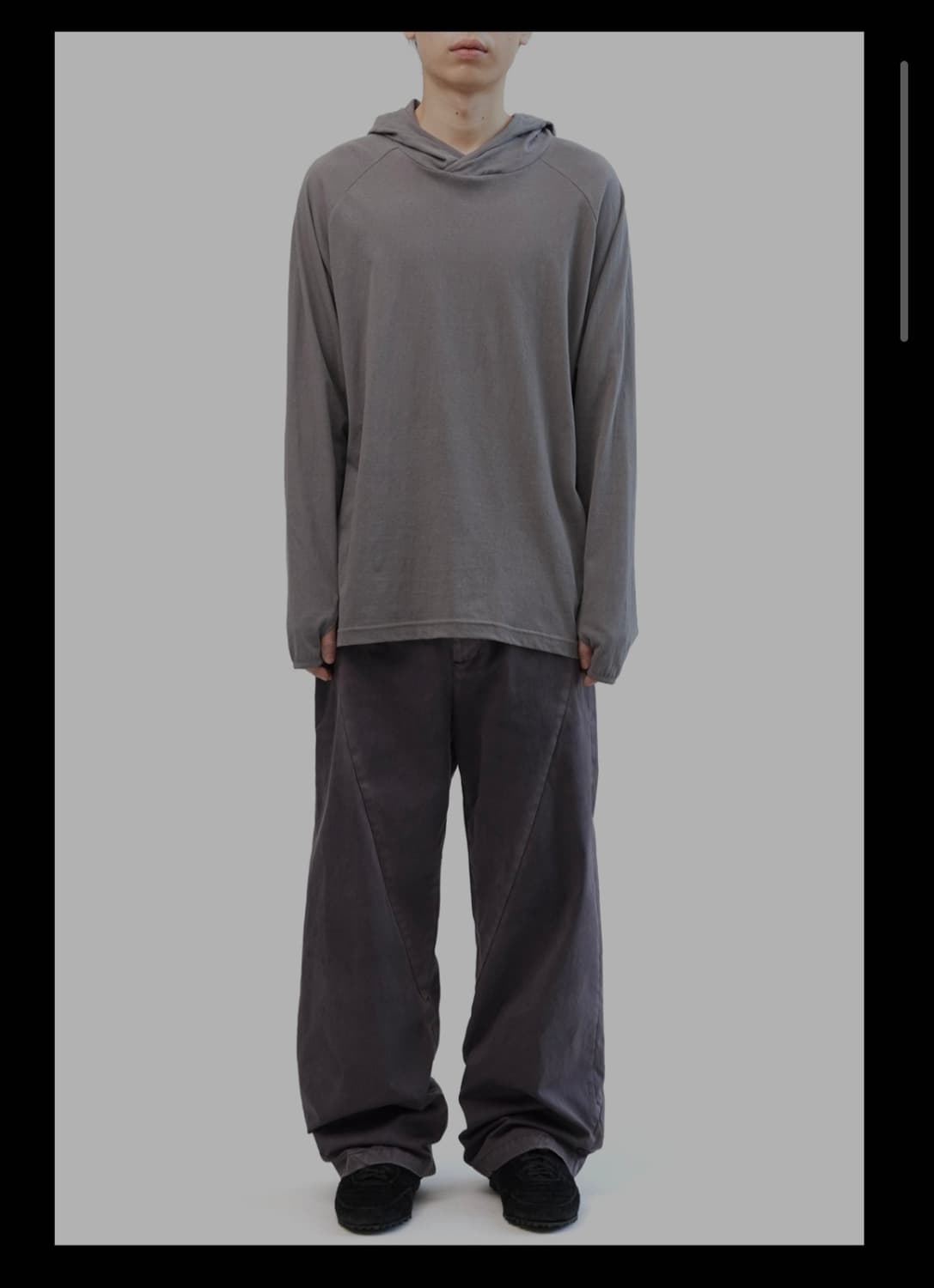 해칭룸 Base Hoodie Grey  상품이미지1