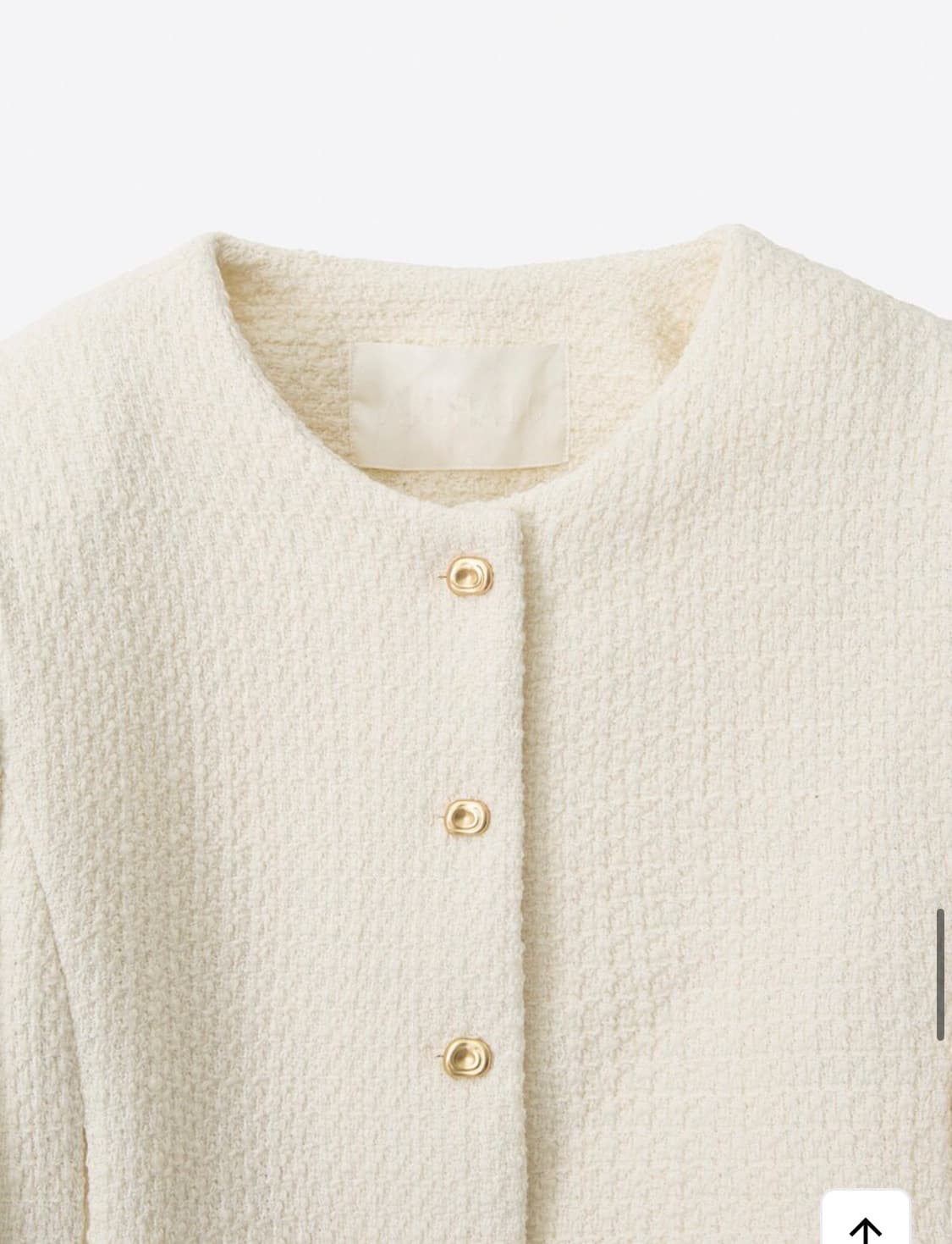 아르카익 concept tweed jacket_ivory M 상품이미지3