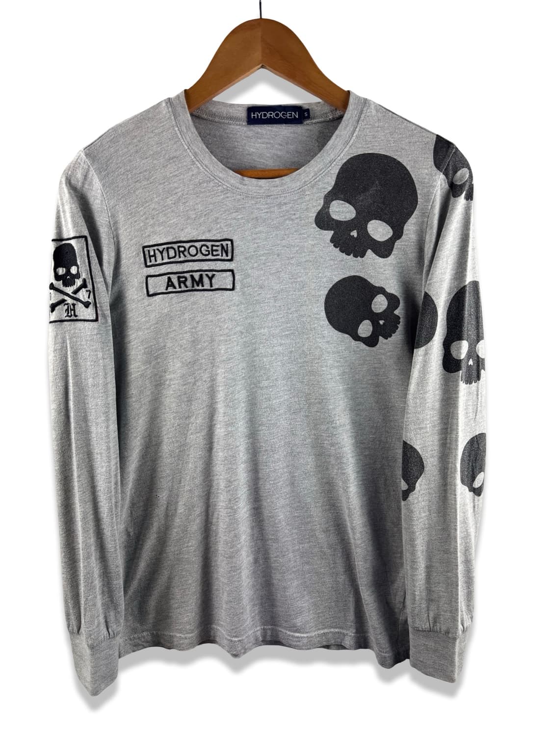 하이드로겐 스컬 프린팅 롱슬리브2858 상품이미지1
