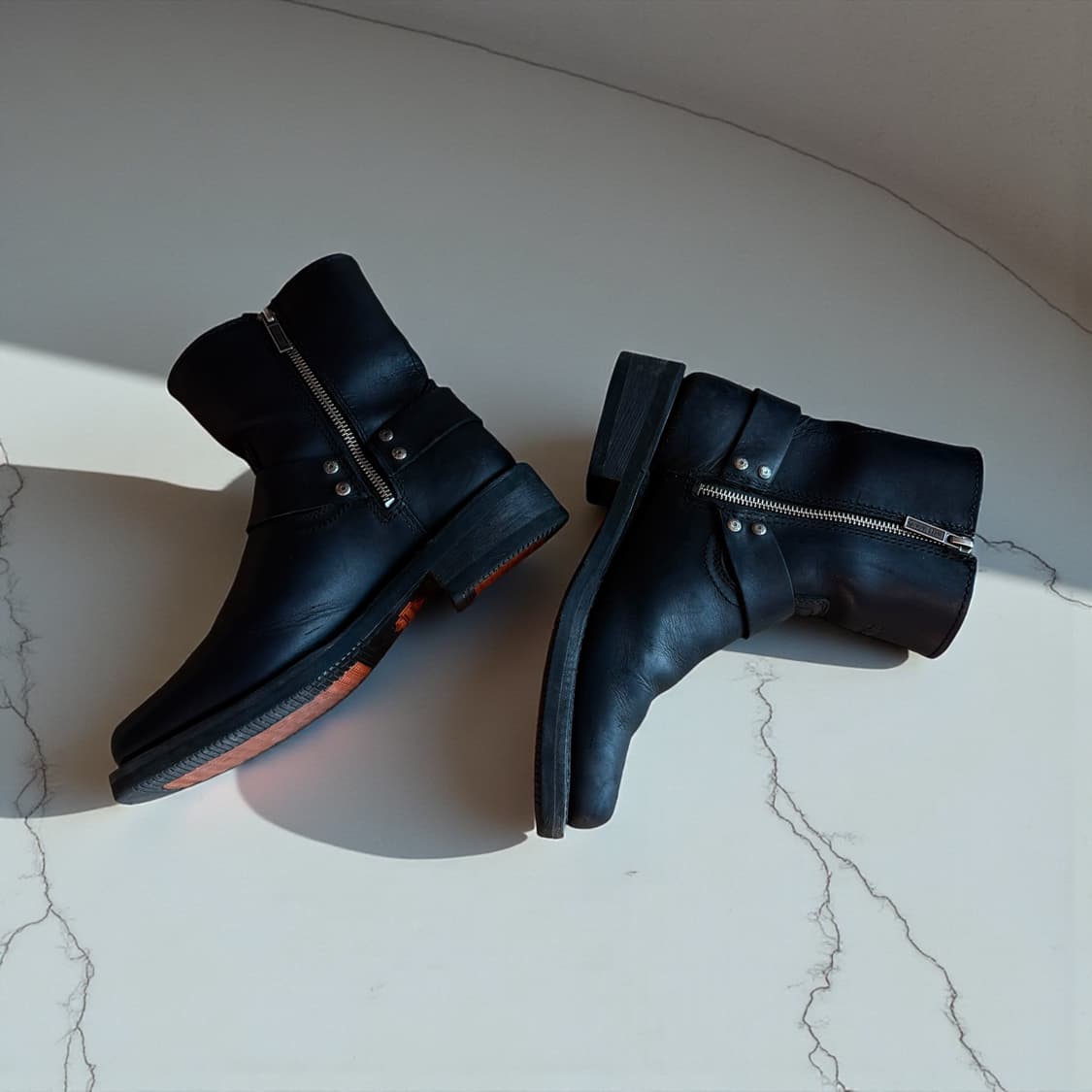 US7.5/ 할리데이비슨 엔지니어드 바이커 부츠 상품이미지5