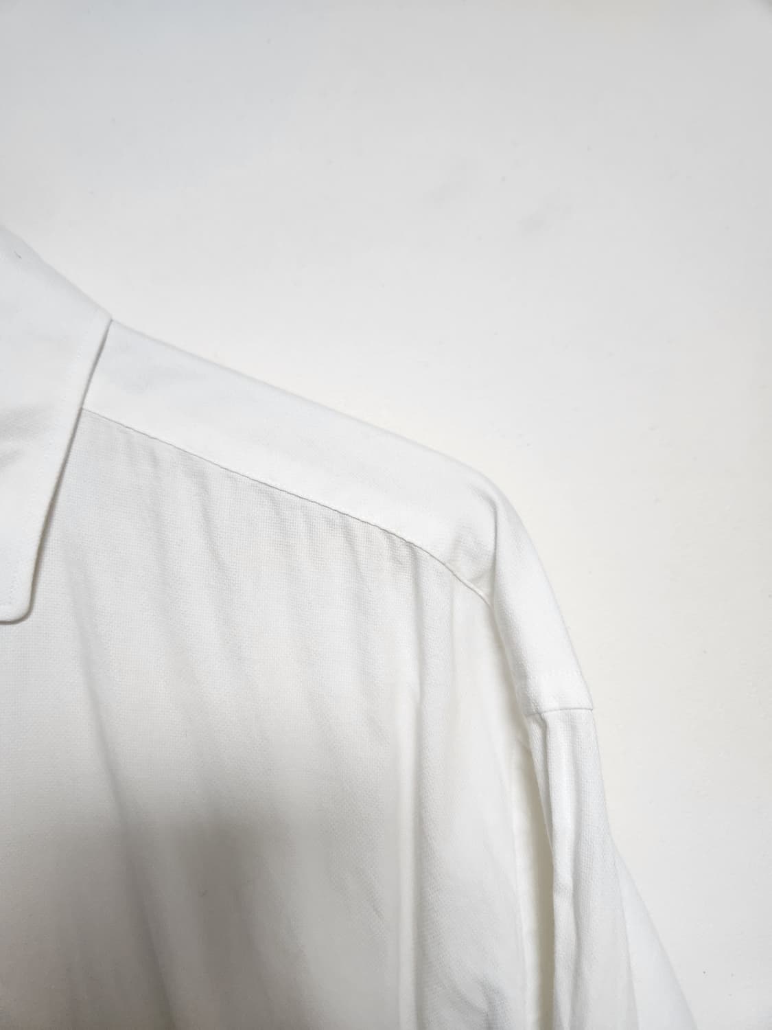 타미힐피거Tommy 화이트 코튼 셔츠 2XL - S183 상품이미지3