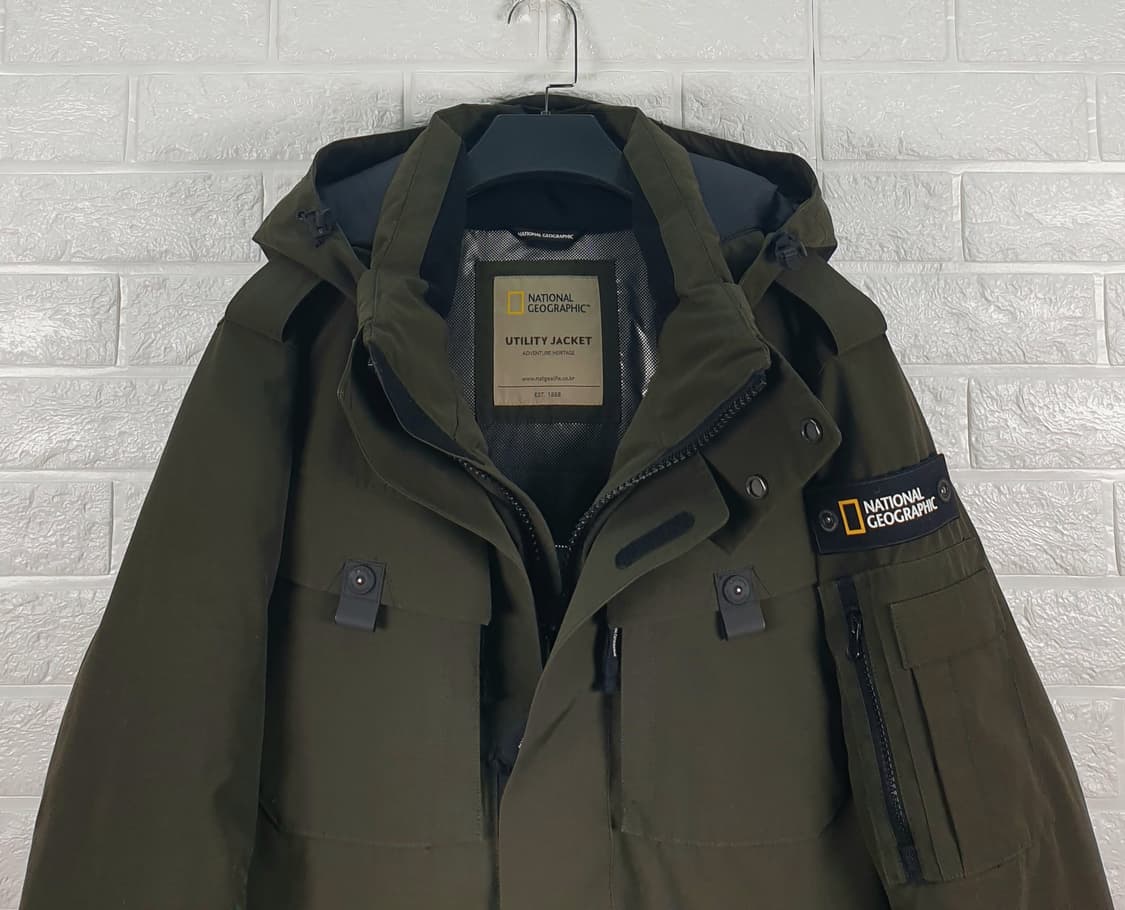 [100]내셔널지오그래픽 캠벨리 구스다운 카키 상품이미지3