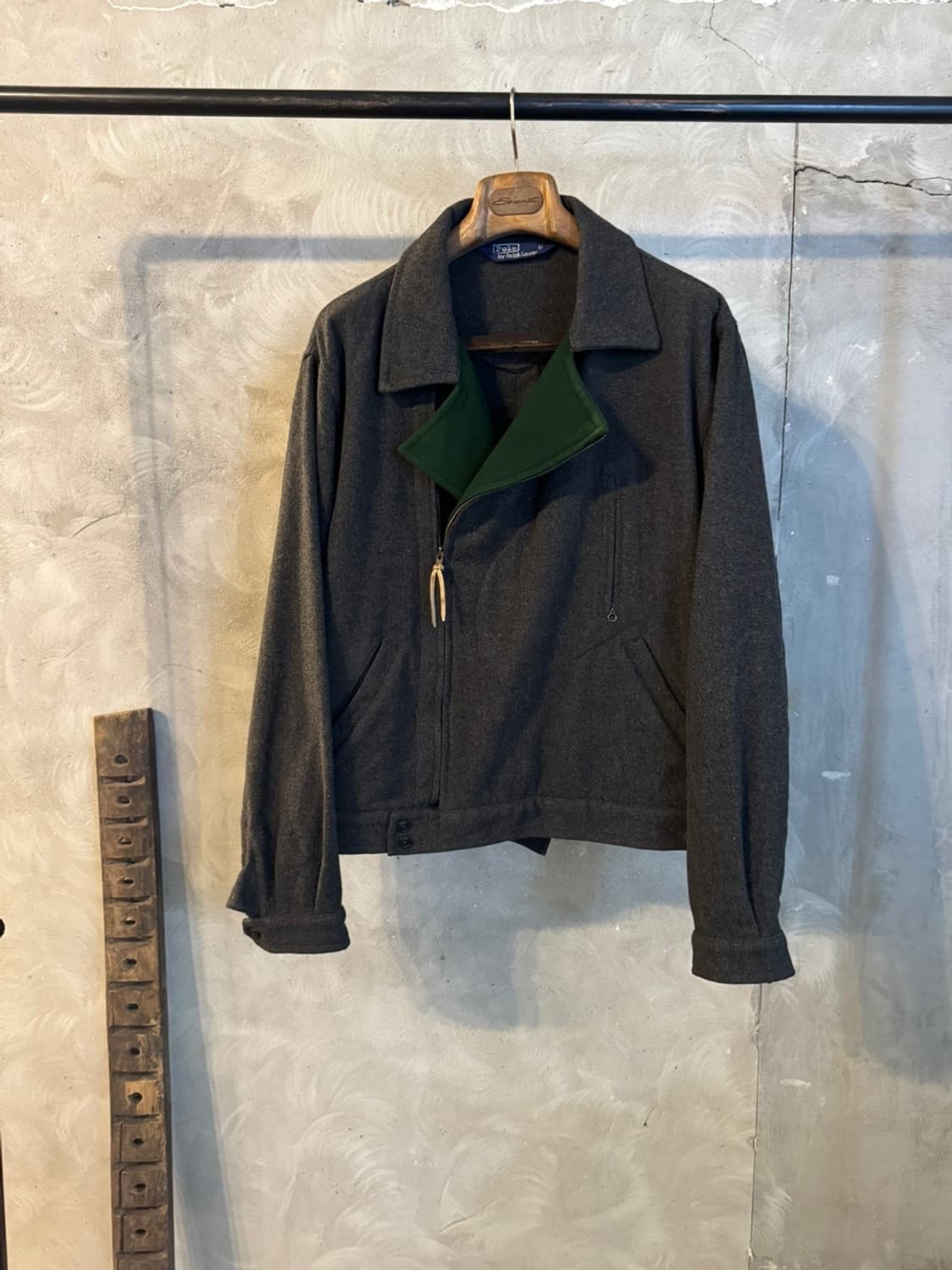 폴로 랄프로렌 펠트울 라이더 자켓 100 상품이미지1