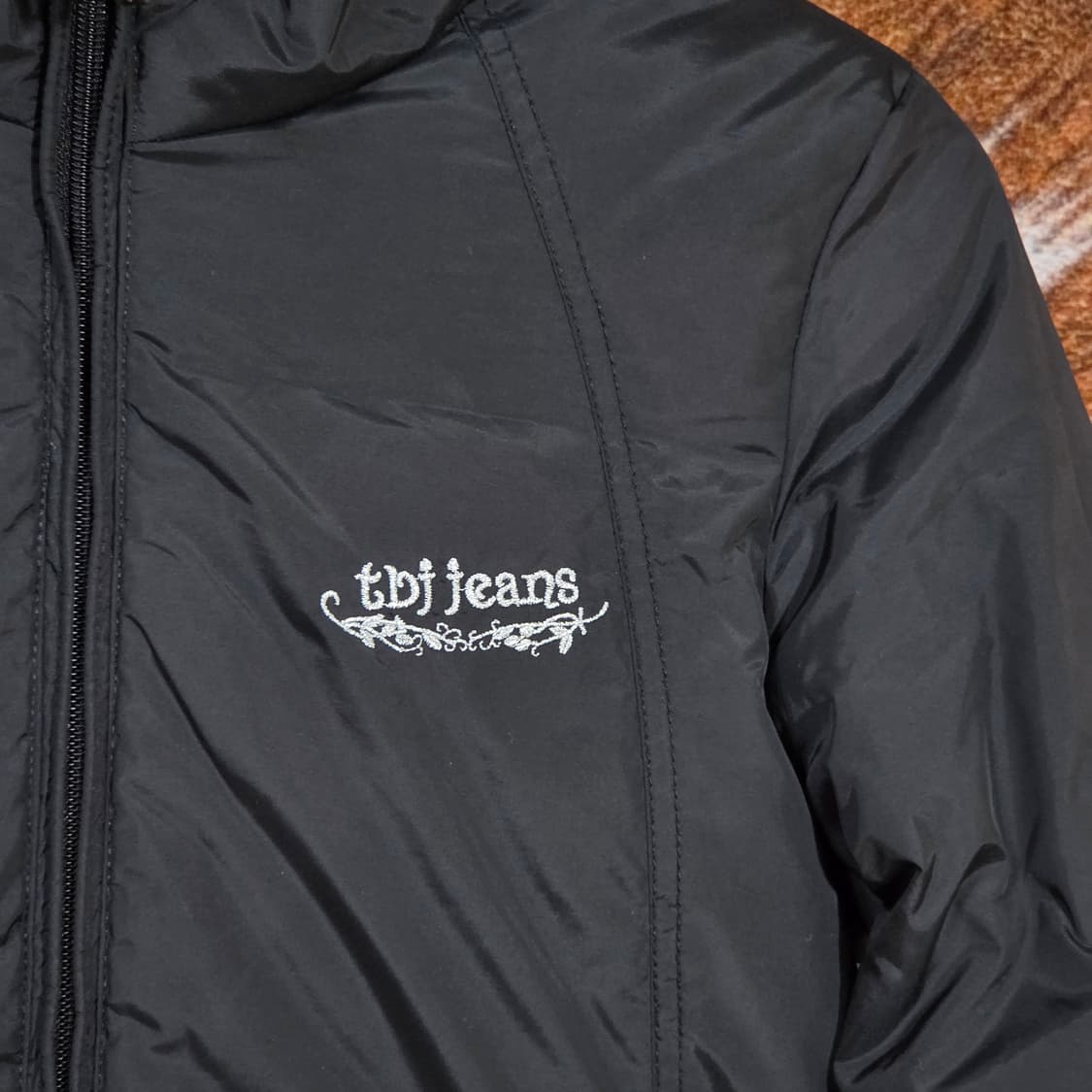 빈티지 TBJ 실버자수 덕다운 패딩 상품이미지3