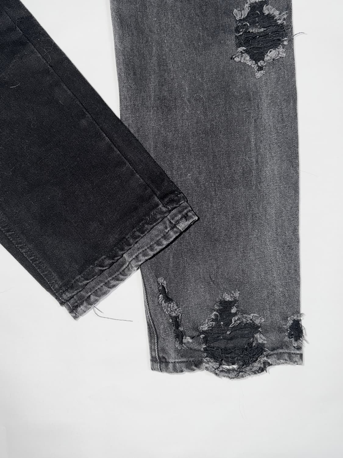 라프 시몬스 디스트로이드 레이어드 진 상품이미지3