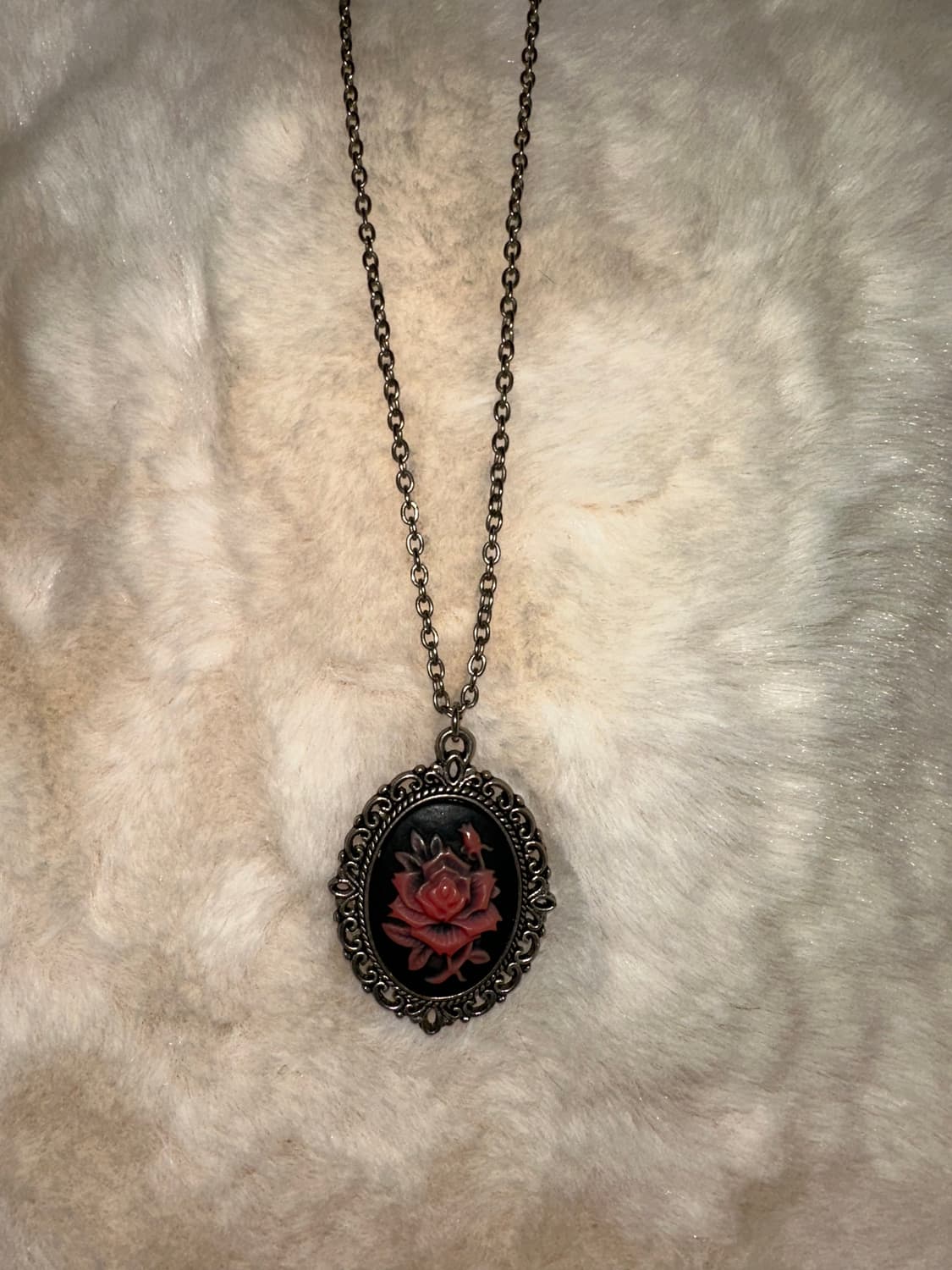 오리엔탈 고스펑크 장미 목걸이 상품이미지1