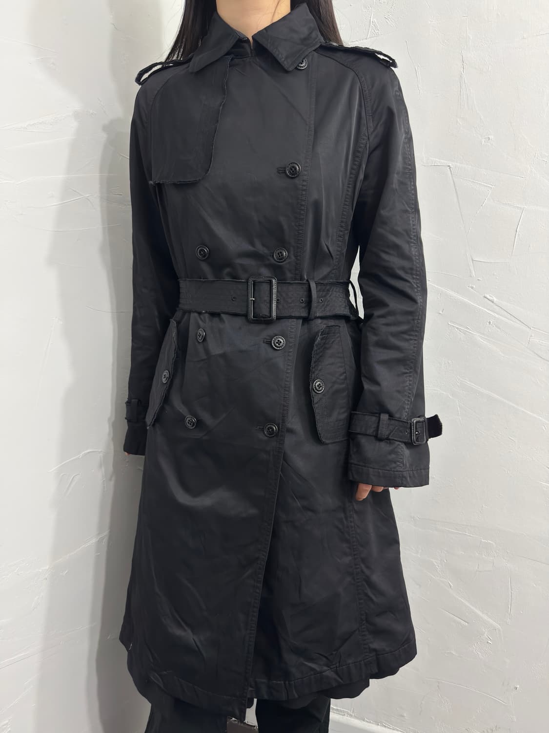 io black trench coat 상품이미지3