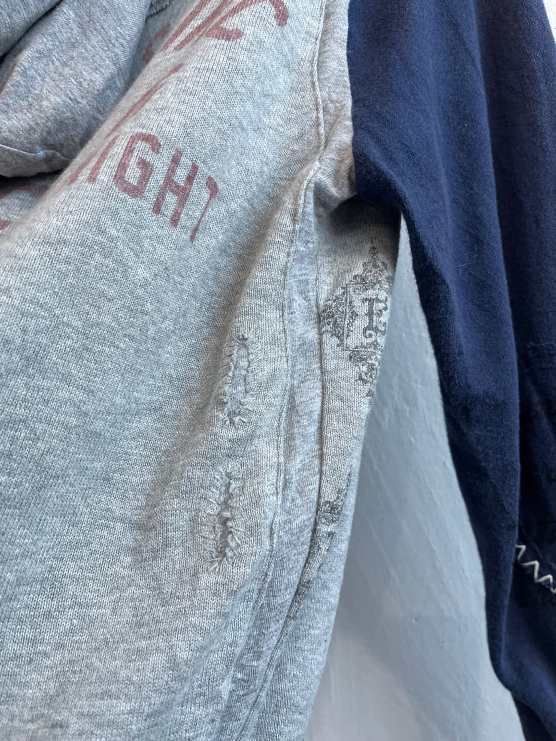 RARE 데미지 엘보패치 후드집업  상품이미지7