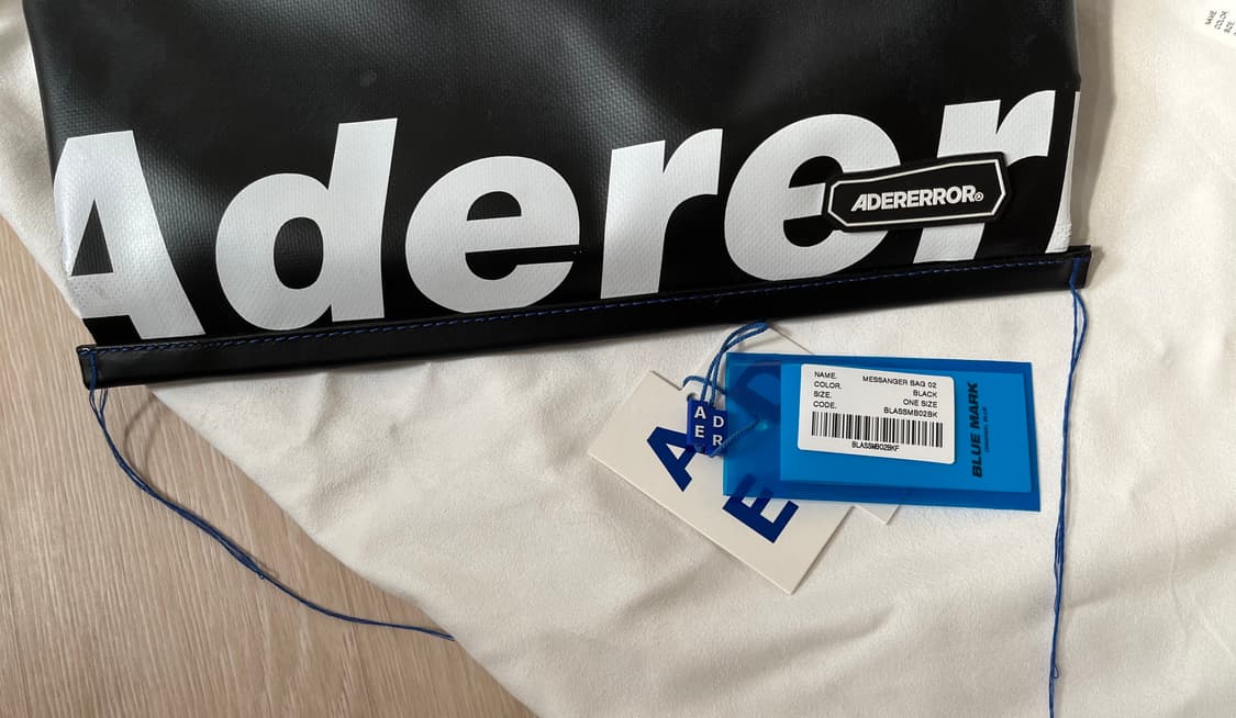 [ADER] 아더에러 트레이스 롤백 블랙 상품이미지7