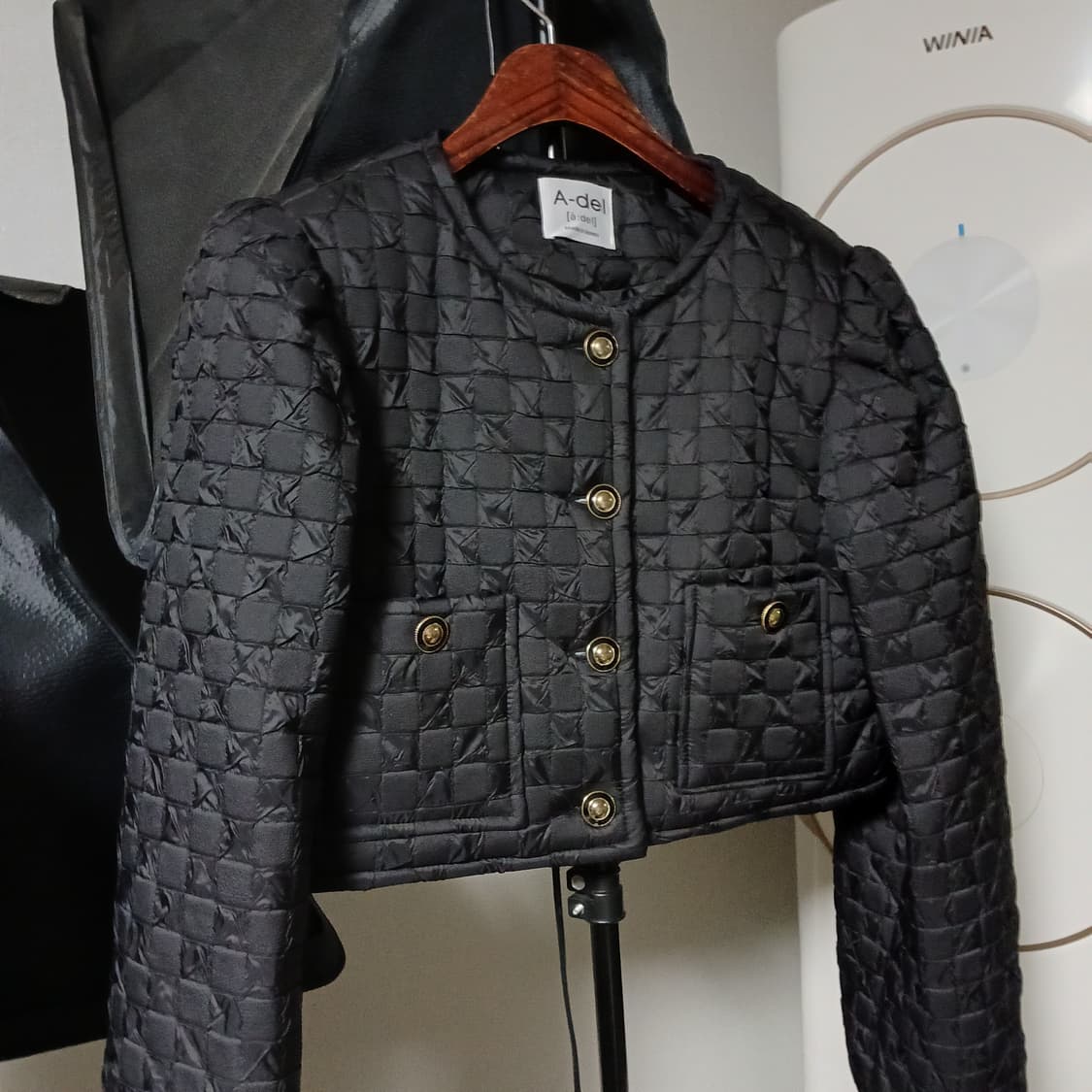 트위드디자인 퀄팅 우먼 크롭 자켓 패딩 상품이미지9