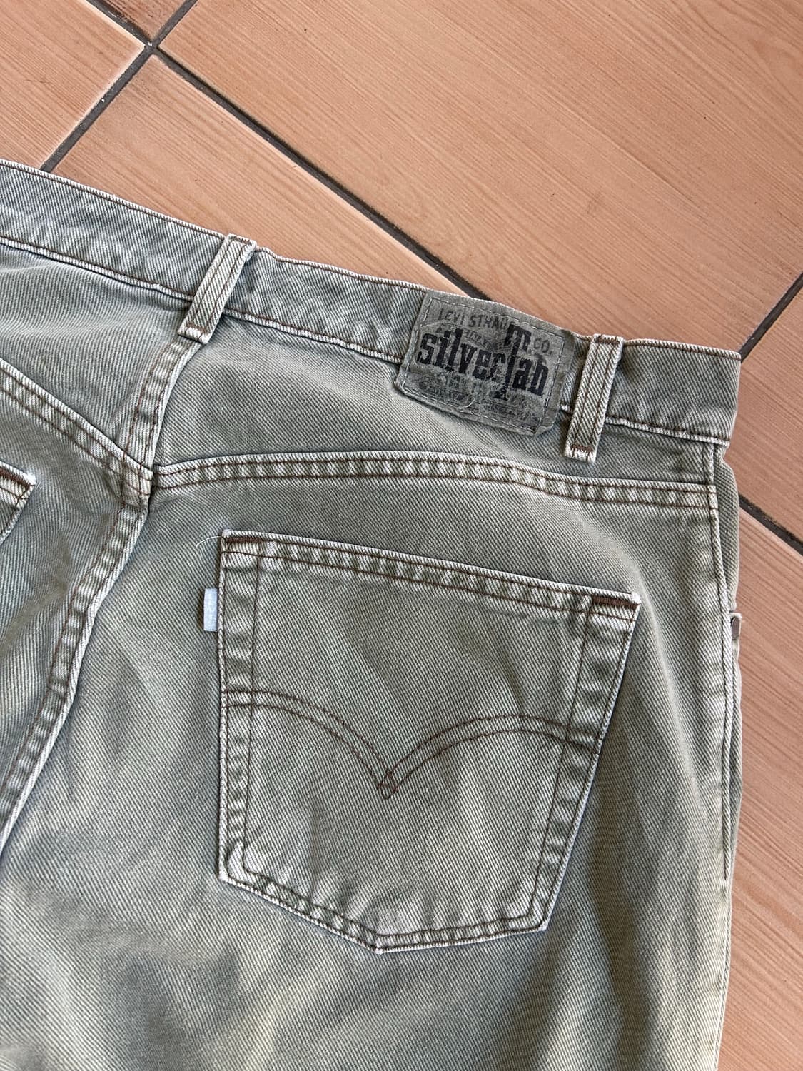 90‘s USA 리바이스 실버탭 루즈 36in 상품이미지5