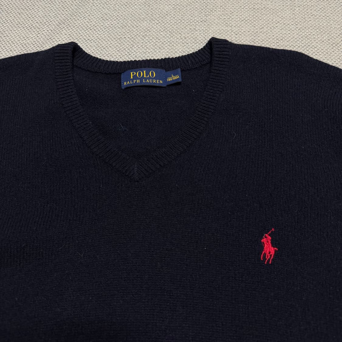 폴로 랄프로렌 브이넥 니트 상품이미지2