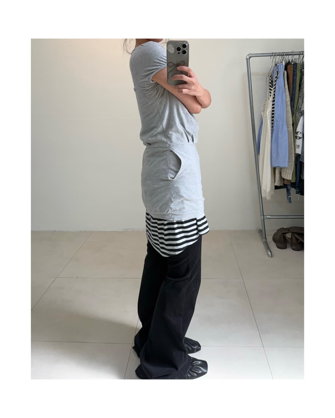 빈티지 포켓 원피스 상품이미지2