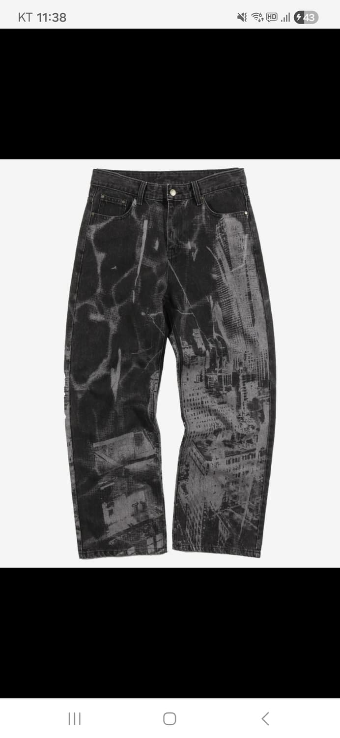 네스티킥 시티스케이프 데님팬츠 L 상품이미지1