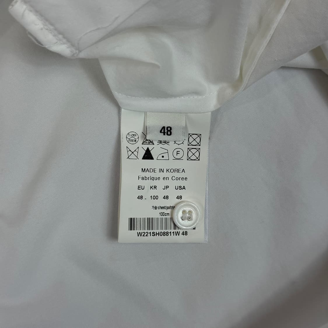 우영미 플라워 백로고 셔츠 상품이미지5