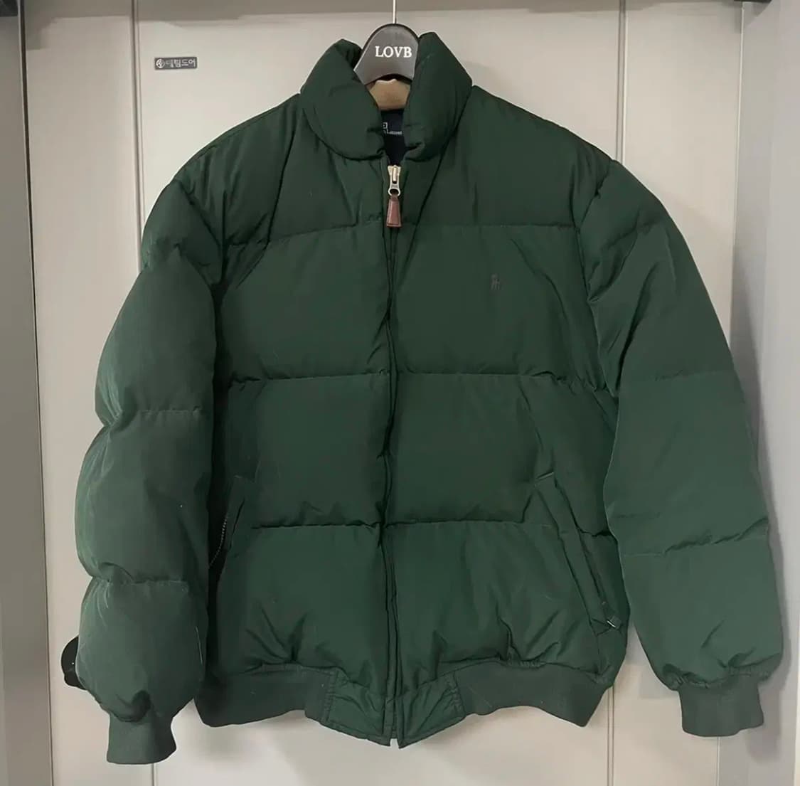 폴로랄프로렌 90's 그린 푸퍼 다운 패딩 상품이미지1