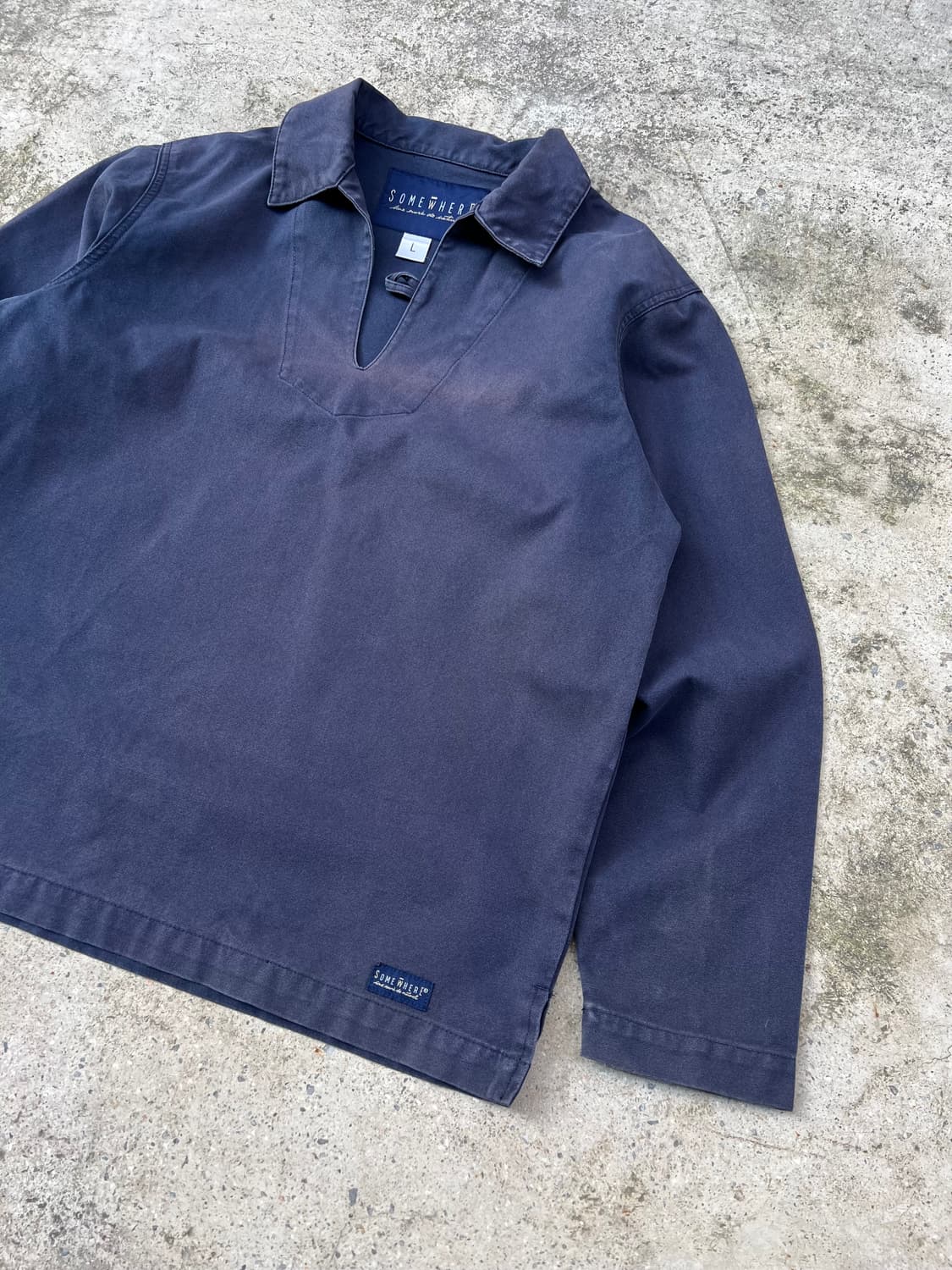 FADED DARK NAVY OLD FRENCH 프렌치피셔맨스목자켓 상품이미지5