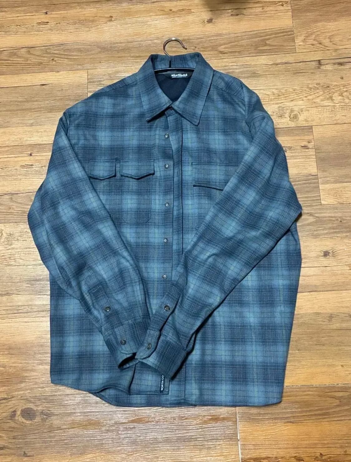 와일드띵스 워크 체크 셔츠 m 상품이미지2